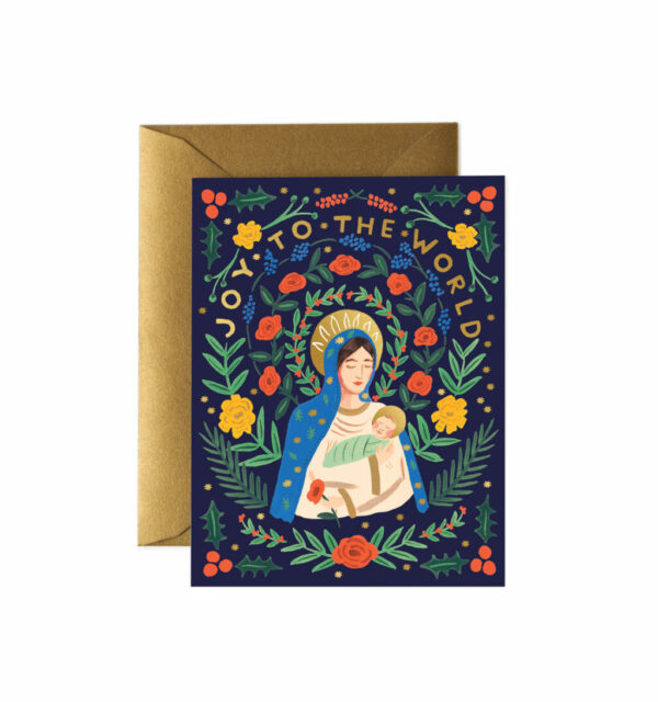 Carte double Madonna & Child