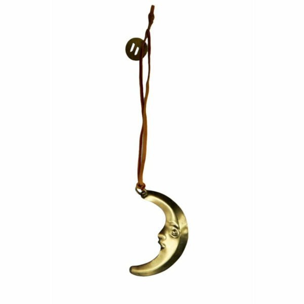 Suspension Lune en laiton