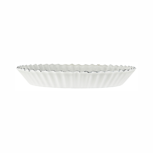 Soucoupe en émail avec bordure ondulée – Image 3