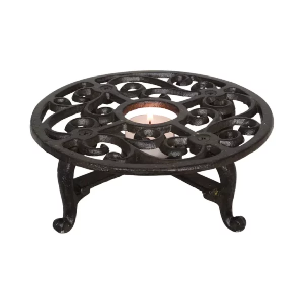 Dessous de plat avec pieds en font